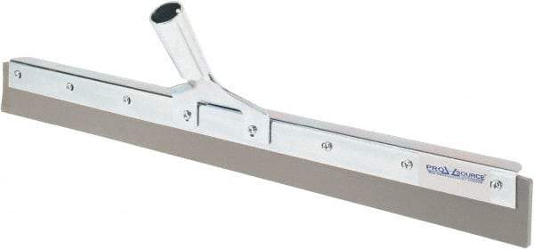 PRO-SOURCE - 24" Rubber Blade Floor Squeegee - Tapered End, Gray - Makers Industrial Supply