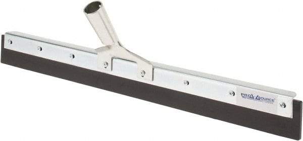 PRO-SOURCE - 24" Rubber Blade Floor Squeegee - Tapered End, Black - Makers Industrial Supply