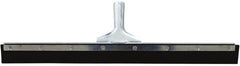 PRO-SOURCE - 18" Rubber Blade Floor Squeegee - Tapered End, Black - Makers Industrial Supply