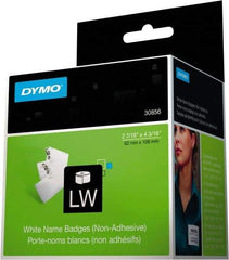 Dymo - 4-3/16" Long, White Label Printer Cartridge - For DYMO LabelWriter Printers - Makers Industrial Supply