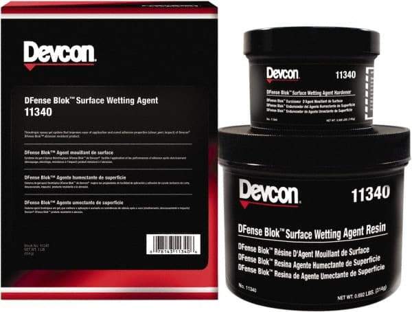 Devcon - 1 Lb Pail Two Part Epoxy - 15 min Working Time, 2,616 psi Shear Strength - Makers Industrial Supply