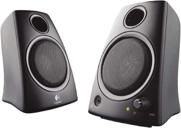 Logitech - Silver Speakers - Use with Laptop - Makers Industrial Supply