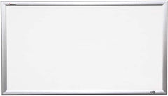 Ability One - 2" High x 40" Wide Porcelain on Steel Magnetic Marker Board - Porcelain, 64" Deep - Makers Industrial Supply