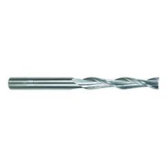 1/2 Dia. x 6 Overall Length 2-Flute Square End Solid Carbide SE End Mill-Round Shank-Center Cut-TiAlN - Makers Industrial Supply