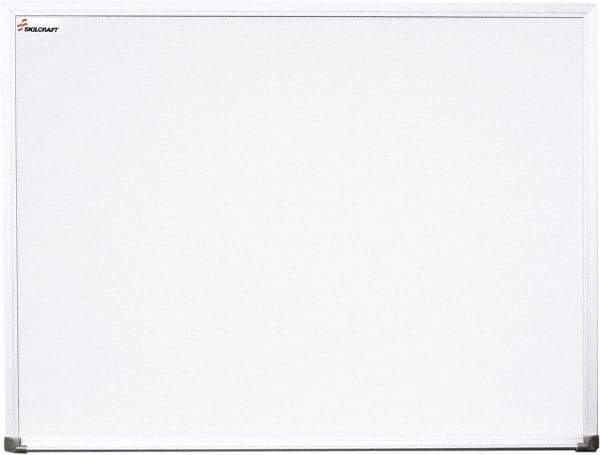 Ability One - 2" High x 19" Wide Erasable Melamine Marker Boards - Melamine, 25" Deep - Makers Industrial Supply