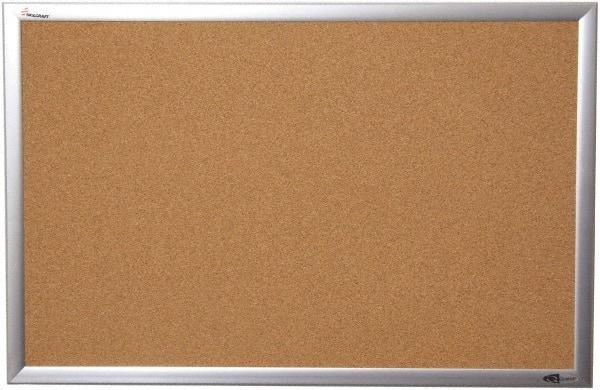 Ability One - 36" Wide x 2" High Self-Heal Cork Bulletin Board - Natural (Color) - Makers Industrial Supply