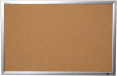 Ability One - 22" Wide x 2" High Self-Heal Cork Bulletin Board - Natural (Color) - Makers Industrial Supply