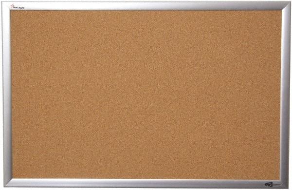 Ability One - 26" Wide x 2" High Self-Heal Cork Bulletin Board - Natural (Color) - Makers Industrial Supply