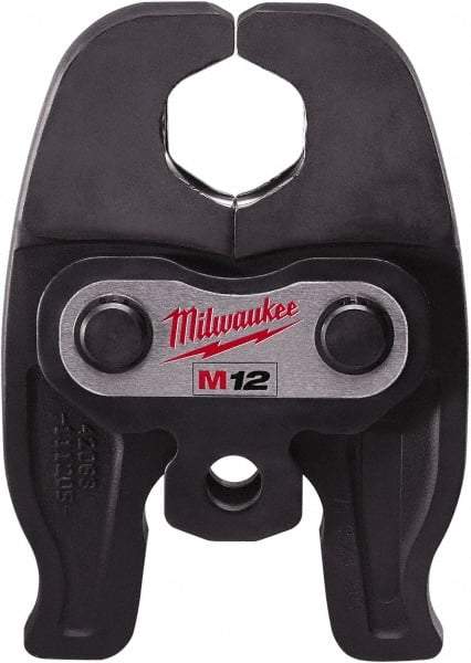 Milwaukee Tool - 1 to 1-1/4 Inch Jaw Range, Presser Replacement Jaw - For Use with M12 FORCE LOGIC Press Tool - Makers Industrial Supply