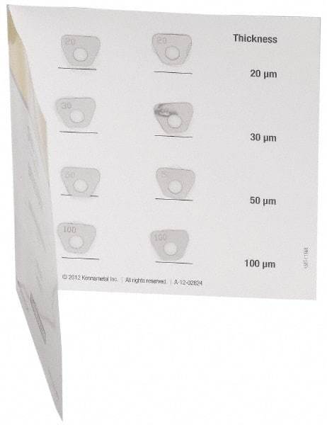 Kennametal - Drilling Shim for Indexables - Neutral Cut - Makers Industrial Supply