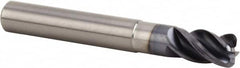 Kennametal - 10mm, 4 Flute, Single End, Solid Carbide, 0.5mm Corner Radius End Mill - 76mm OAL, 38° Helix, Right Hand Flute, 15mm LOC, Right Hand Cut, 30mm Extended Reach - Makers Industrial Supply