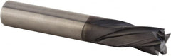 Kennametal - 10mm Cutting Diam x 18.01mm Length of Cut, 4 Flute, Compression Spiral Router Bit - Diamond Coated, Right Hand Cut, Solid Carbide, 83mm OAL x 10mm Shank Diam, Double Edge, 25° Helix Angle - Makers Industrial Supply