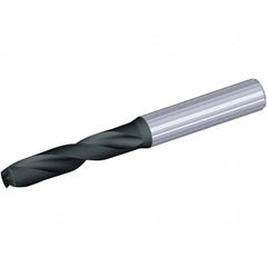 Jobber Length Drill Bit: 0.1654″ Dia, 140 °, Solid Carbide TiAlN Finish, Right Hand Cut, Spiral Flute, Straight-Cylindrical Shank