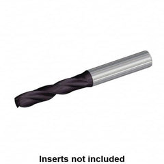 Kennametal - 5.4mm 140° Spiral Flute Solid Carbide Screw Machine Drill Bit - Makers Industrial Supply