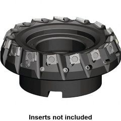 Kennametal - 80mm Cut Diam, 27mm Arbor Hole, 5.9mm Max Depth of Cut, 20° Indexable Chamfer & Angle Face Mill - 6 Inserts, SPHX 1205... Insert, Right Hand Cut, 6 Flutes, Series Fix-Perfect - Makers Industrial Supply