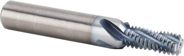 Kennametal - M14x1.50 Metric Fine, 0.4764" Cutting Diam, 4 Flute, Solid Carbide Helical Flute Thread Mill - Internal Thread, 29.31mm LOC, 100mm OAL, 16mm Shank Diam - Makers Industrial Supply