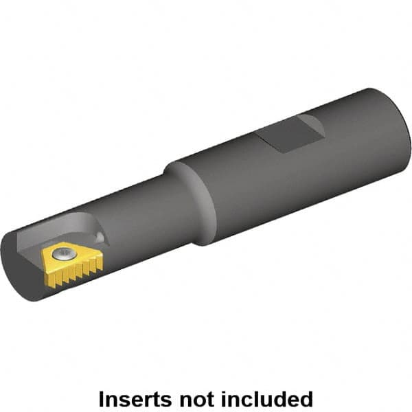 Kennametal - 9mm Cut Diam, 17mm Max Hole Depth, 20mm Shank Diam, Internal/External Indexable Thread Mill - Insert Style STN 10, 10.4mm Insert Size, 1 Insert, Toolholder Style TMS, 84mm OAL - Makers Industrial Supply