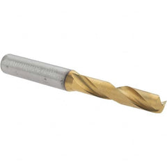 Kennametal - 8.2mm 140° Spiral Flute Solid Carbide Screw Machine Drill Bit - Makers Industrial Supply