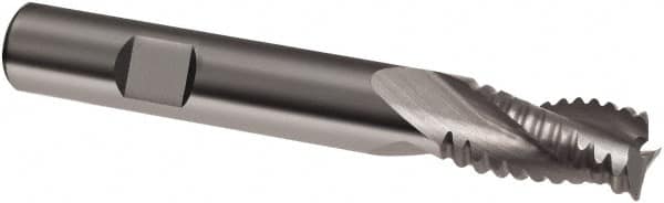 Guhring - 16mm, 32mm LOC, 16mm Shank Diam, 92mm OAL, 3 Flute, Solid Carbide Square End Mill - Single End, Uncoated, Spiral Flute, 30° Helix, Right Hand Cut, Right Hand Flute, Series 3127 - Makers Industrial Supply