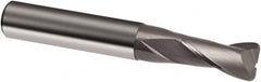 Guhring - 10mm, 19mm LOC, 10mm Shank Diam, 72mm OAL, 2 Flute, Solid Carbide Square End Mill - Single End, Uncoated, Spiral Flute, 30° Helix, Right Hand Cut, Right Hand Flute, Series 3106 - Makers Industrial Supply