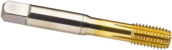 Guhring - M20x1.50 Metric Fine 6HX D10/D11 Thread Limit Modified Bottoming Thread Forming Tap - Cobalt, TiN Finish, 4.469" OAL, Series 3975 - Exact Industrial Supply