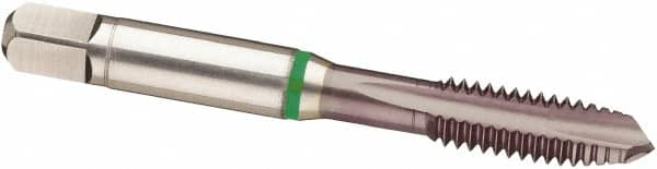 Guhring - 1-1/8 - 7 UNC, 4 Flute, TiCN Finish, Cobalt Spiral Point Tap - Plug Chamfer, Right Hand Thread, 5.441" OAL, 2B Class of Fit, Series 3946 - Exact Industrial Supply