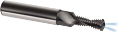 Guhring - M8x1.25 Metric, 0.2677" Cutting Diam, 2 Flute, Solid Carbide Helical Flute Thread Mill - Internal Thread, 18.7mm LOC, 74mm OAL, 10mm Shank Diam - Makers Industrial Supply