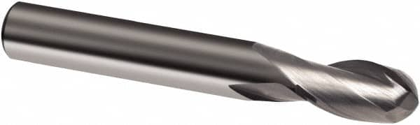 Guhring - 10mm, 19mm LOC, 10mm Shank Diam, 72mm OAL, 2 Flute, Solid Carbide Square End Mill - Single End, Uncoated, Spiral Flute, 30° Helix, Right Hand Cut, Right Hand Flute, Series 3308 - Makers Industrial Supply