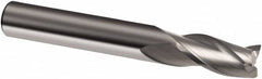 Guhring - 15mm, 26mm LOC, 15mm Shank Diam, 92mm OAL, 3 Flute, Solid Carbide Square End Mill - Single End, Uncoated, Spiral Flute, 30° Helix, Right Hand Cut, Right Hand Flute, Series 3307 - Makers Industrial Supply