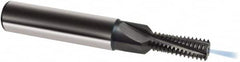 Guhring - M10x1.25 Metric Fine, 0.313" Cutting Diam, 4 Flute, Solid Carbide Helical Flute Thread Mill - Internal Thread, 21.9mm LOC, 80mm OAL, 12mm Shank Diam - Makers Industrial Supply