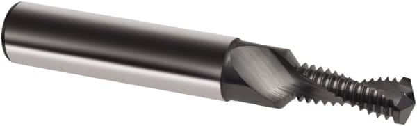 Guhring - M10x2.00 Metric, 0.3346" Cutting Diam, 2 Flute, Solid Carbide Helical Flute Thread Mill - Internal Thread, 22.5mm LOC, 80mm OAL, 12mm Shank Diam - Makers Industrial Supply