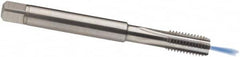 Guhring - 3/8-24 UNF, 3 Flute, Bright Finish, Solid Carbide Spiral Point Tap - Modified Bottoming Chamfer, Right Hand Thread, 3-15/16" OAL, 2B Class of Fit, Series 4119 - Exact Industrial Supply