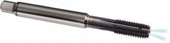 Guhring - M3x0.50 Metric 6HX D5/D6 Thread Limit Bottoming Thread Forming Tap - Solid Carbide, TiCN Finish, 56mm OAL, Series 1927 - Makers Industrial Supply