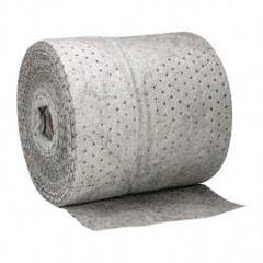 PRO-SAFE - 20 Gal Capacity per Package, Universal Roll - 150' Long x 15" Wide, Gray, Polypropylene - Makers Industrial Supply