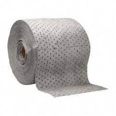 PRO-SAFE - 25 Gal Capacity per Package, Universal Roll - 150' Long x 15" Wide, Gray, Polypropylene - Makers Industrial Supply