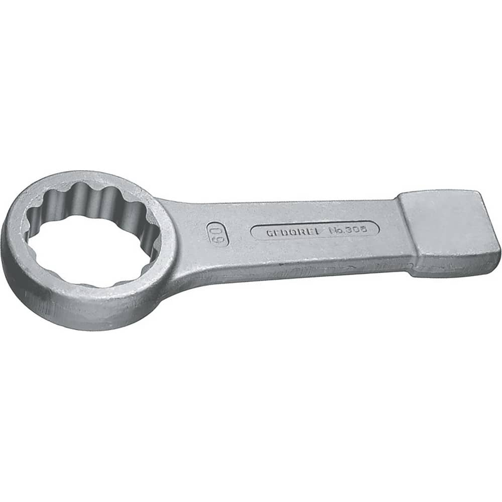 Box Wrenches; Wrench Type: Slogging Wrench; Wrench Size: 24 mm; Head Type: Straight; Double/Single End: Single; Wrench Shape: Straight; Material: Vanadium Steel; Finish: Chrome-Plated; Head Thickness: 15.0000; Standards: DIN 7444; Number Of Points: 12; Ov