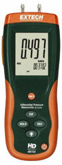 Extech - 2 Max psi, 0.3% FS% Accuracy, Differential Pressure Manometer - -1 to 0.5 Maximum PSI, -13.85 to 13.85 Inch Water Column - Makers Industrial Supply