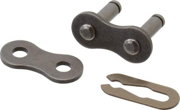 Browning - 5/8" Pitch, ANSI 50, Spring Type Roller Chain Connecting Link - For Use with Single Strand Chain - Makers Industrial Supply