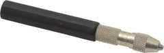 Starrett - 5" Long, 0.062" Capacity, Pin Vise - 5" Long, 1/2" Body Diam 0.03" Min Capacity - Makers Industrial Supply