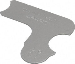 Starrett - 15/64 Inch Radius Gage - Satin Chrome Finish, Stainless Steel - Makers Industrial Supply