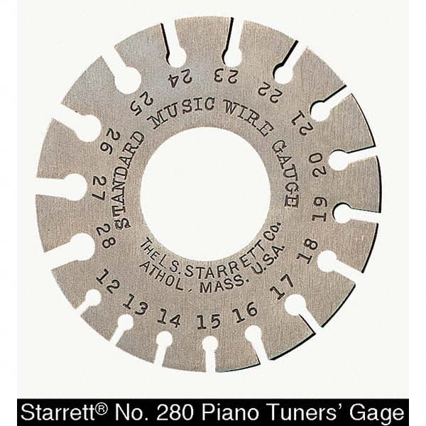 Starrett - Feeler Gages Thickness (Decimal Inch): 0.0625 Leaf Length (Inch): 9/16 - Makers Industrial Supply