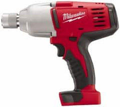 Milwaukee Tool - 7/16" Drive 18 Volt Pistol Grip Cordless Impact Wrench & Ratchet - 0 to 1,900 RPM, 0 to 2,200 BPM, 350 Ft/Lb Torque, Lithium-Ion Batteries Not Included - Makers Industrial Supply