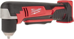 Milwaukee Tool - 18 Volt 3/8" Chuck Right Angle Handle Cordless Drill - 0-1500 RPM, Keyless Chuck, Reversible, Lithium-Ion Batteries Not Included - Makers Industrial Supply