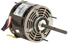 US Motors - 1/3 hp, ODP Enclosure, Auto Thermal Protection, 1,075 RPM, 208-230 Volt, 60 Hz, Industrial Electric AC/DC Motor - Size 48 Frame, Hub/Stud Mount, 3 Speed, Sleeve Bearings, 2.0 Full Load Amps, A Class Insulation, CCW Lead End - Makers Industrial Supply