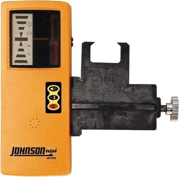 Johnson Level & Tool - Laser Level 9 V Battery, Laser Detector - Use With Red Beam Rotary Laser - Makers Industrial Supply