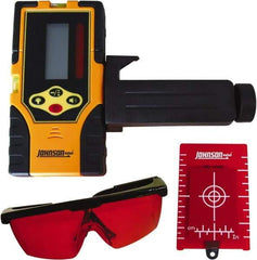 Johnson Level & Tool - Laser Level 9 V Battery, Laser Detector - Use With Red Beam Rotary Laser - Makers Industrial Supply