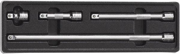 GearWrench - 3/8" Drive Socket Extension Set - 4 Pieces, Includes 1-1/2, 3, 6, 12" Lengths - Makers Industrial Supply