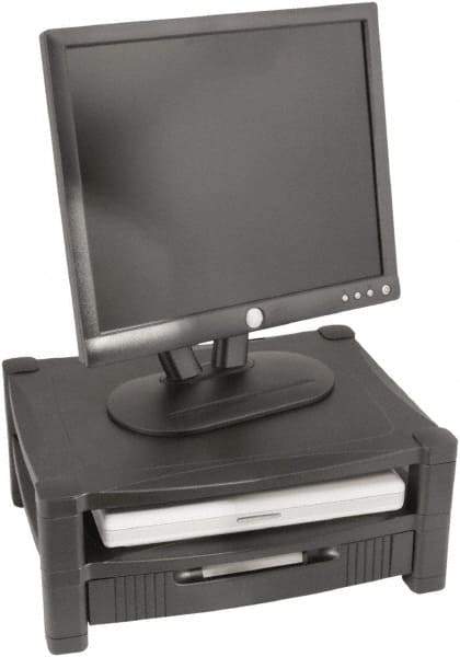 Kantek - Silver Two Level Stand - Use with Laptop, Monitor - Makers Industrial Supply