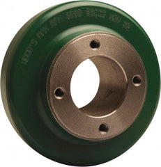 TB Wood's - 6.35" Hub, 9 Flexible Coupling Flange - 6.35" OD, 1-11/16" OAL, Cast Iron, Order 2 Hubs, 2 Flanges & 1 Sleeve for Complete Coupling - Makers Industrial Supply