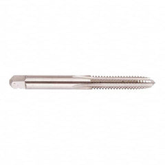 Regal Cutting Tools - #2-56 UNC 2B 2 Flute Bright Finish Solid Carbide Straight Flute Standard Hand Tap - Taper, Right Hand Thread, 1-3/4" OAL, 7/16" Thread Length, H2 Limit, Oversize - Makers Industrial Supply